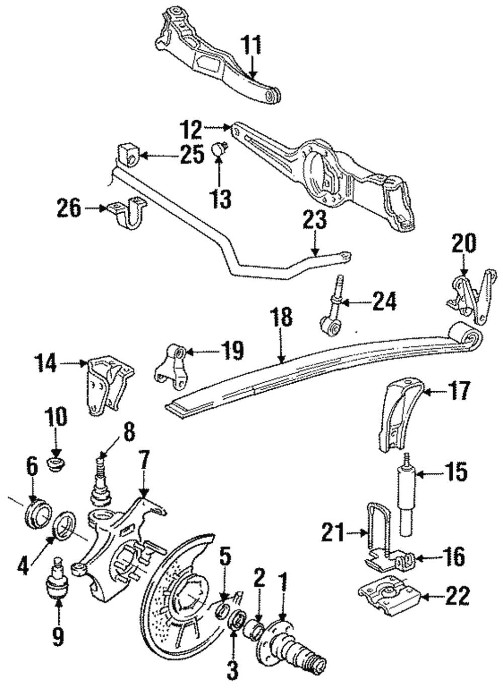 Exploring The Front Axle Diagram Of The Ford F X