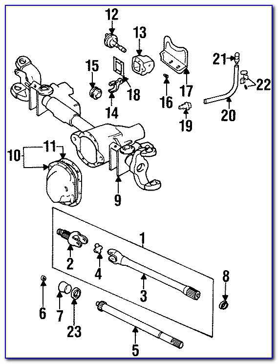 Exploring The Front Axle Diagram Of A 1999 Dodge Ram 2500