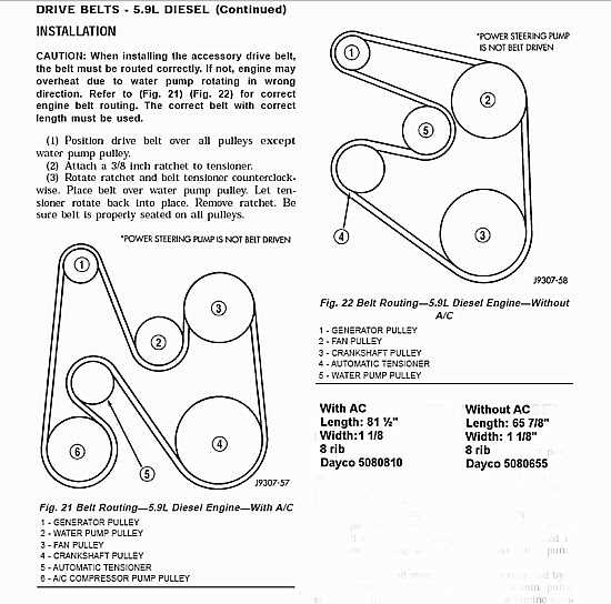 Simplified Diagram Cummins Serpentine Belt With Ac