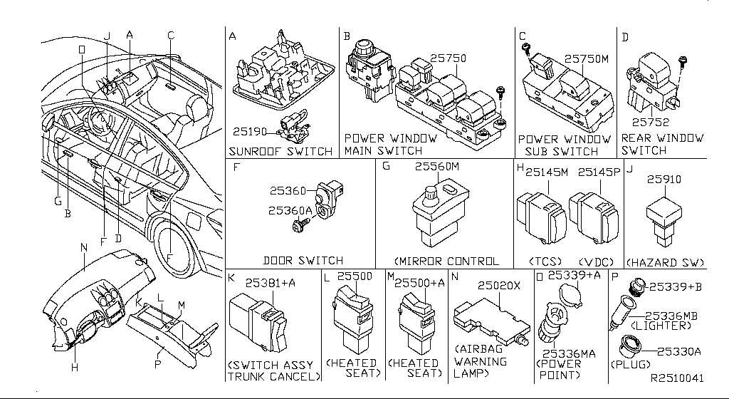 Nissan Altima 2007 Visualizing Its Parts With An Easy To Use Diagram