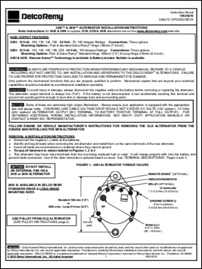 Wiring Diagram For Delco Remy Cs Alternator